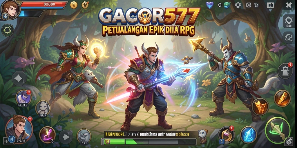 Tampilan gameplay <strong>GACOR577</strong> yang imersif dan penuh aksi di dunia RPG.