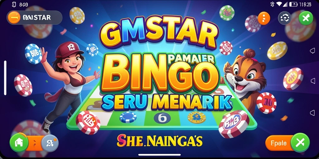 Tampilan menarik gameplay Bingo di GMSTAR.