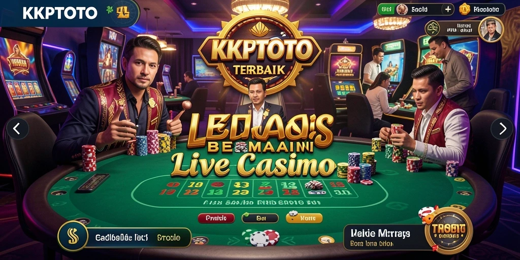 Tampilan langsung gameplay KPKTOTO yang mendebarkan di Live Casino.
